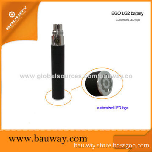 Ecigs OEM eGo Battery with LED Logo, 3.3-4.2V Voltage